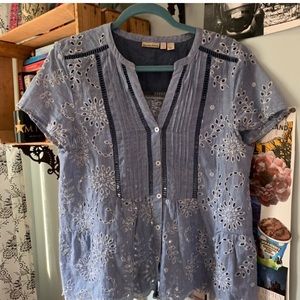 Holding Horses soft denim top from Anthropologie